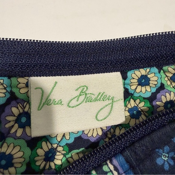 Vera Bradley Blue Rhapsody Quilted Crossbody Shoulder Bag Paisley Floral - Picture 9 of 12